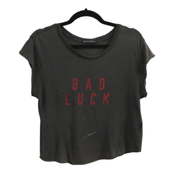 Brandy Melville Tops - Brandy Bad Luck Grunge Crop Top